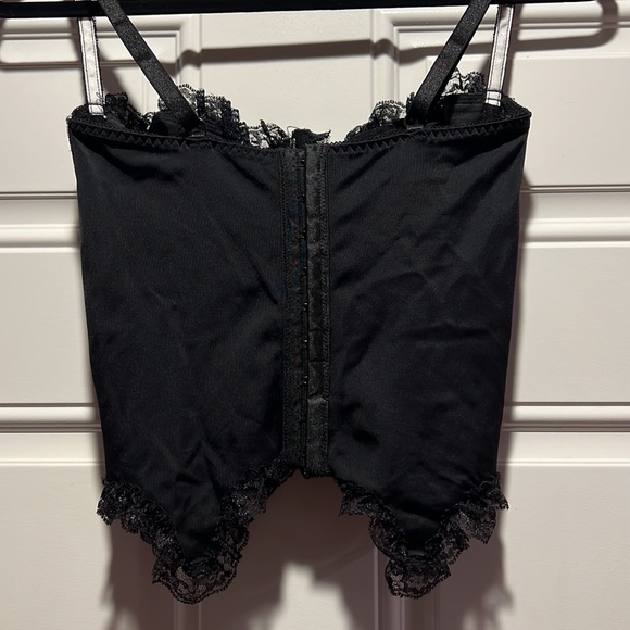 36C Floral Bustier Corset Style top Hook up Back - Picture 4 of 5